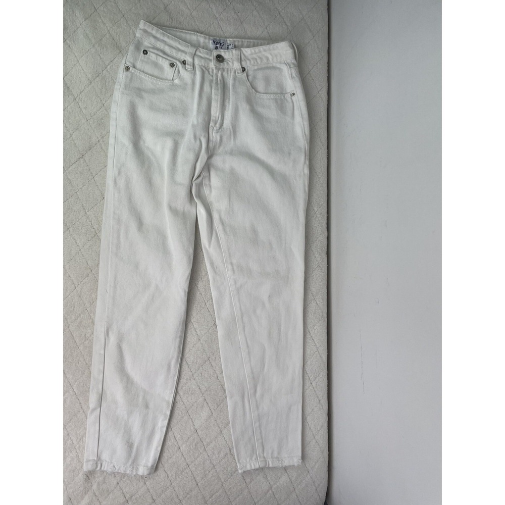 Princess Polly White‎ Jeans 24x25 Clean Exc Cond 100 Cotton D7